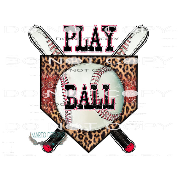 Play Ball #10718 Sublimation transfers - Heat Transfer