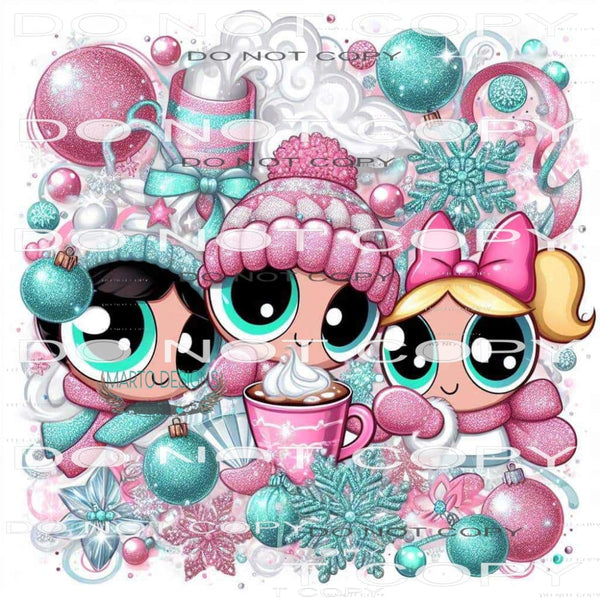 Powderpuff Girls #8684 Sublimation transfers - Heat Transfer