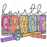 Pre k - 5th Grade school Leopard # 89907 Sublimation