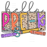 Pre k - 5th Grade school Leopard # 89907 Sublimation