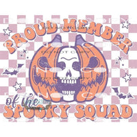 Proud Moment Of The Spooky Squad #6140 Sublimation transfers