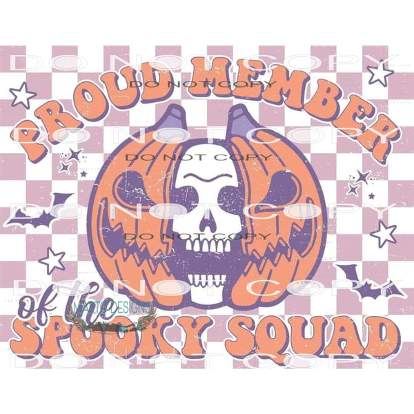 Proud Moment Of The Spooky Squad #6140 Sublimation transfers