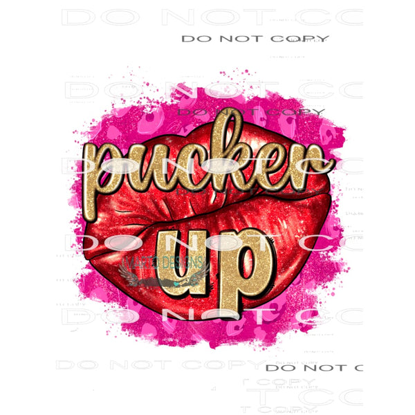 Pucker Up #8712 Sublimation transfers - Heat Transfer