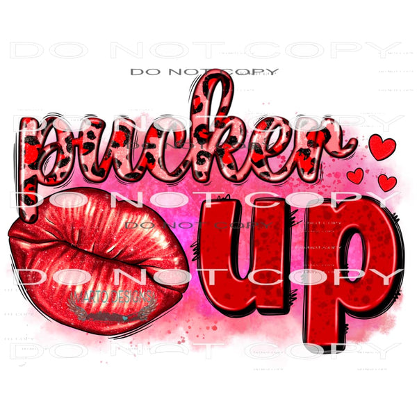 Pucker Up #8745 Sublimation transfers - Heat Transfer