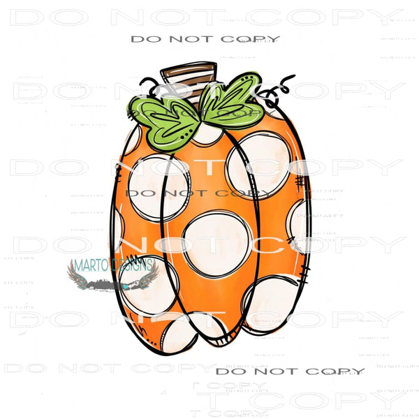 Pumpkin #6814 Sublimation transfers - Heat Transfer Graphic