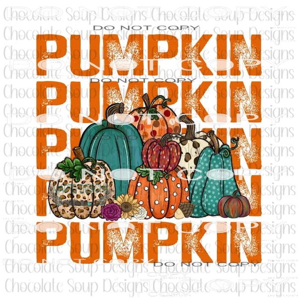Pumpkin #7222 Sublimation transfers - Heat Transfer Graphic