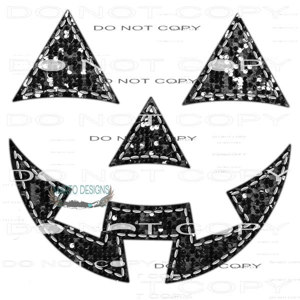 Pumpkin Face #6719 Sublimation transfers - Heat Transfer