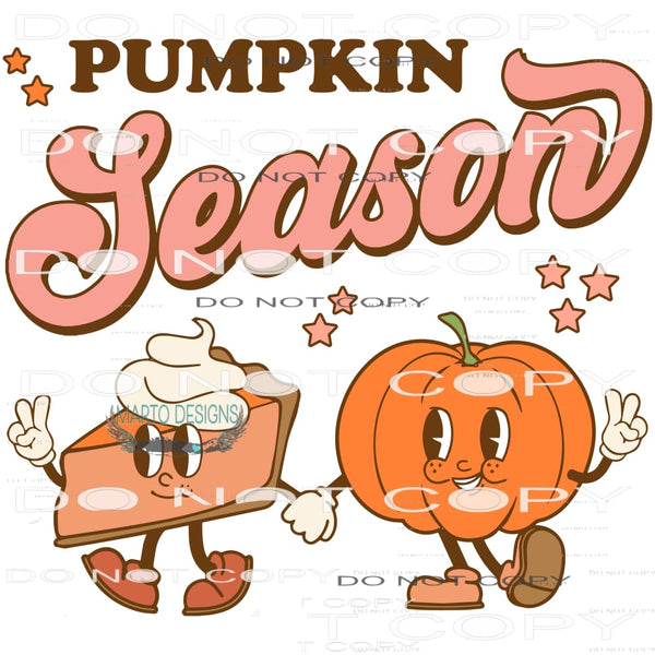 Pumpkin Season #6207 Sublimation transfers - Heat Transfer