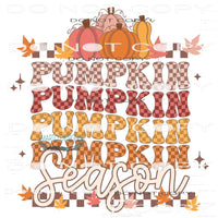 Pumpkin Season #6316 Sublimation transfers - Heat Transfer