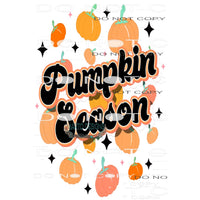 Pumpkin Season #6611 Sublimation transfers - Heat Transfer