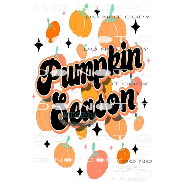 Pumpkin Season #6611 Sublimation transfers - Heat Transfer