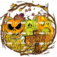 Pumpkin Season #6938 Sublimation transfers - Heat Transfer