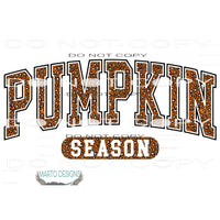 Pumpkin Season Leopard # 4401 Sublimation transfers - Heat