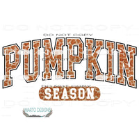 Pumpkin Season Leopard # 4402 Sublimation transfers - Heat