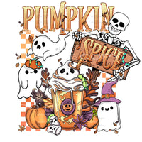 Pumpkin Spice #6019 Sublimation transfers - Heat Transfer