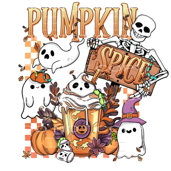 Pumpkin Spice #6019 Sublimation transfers - Heat Transfer
