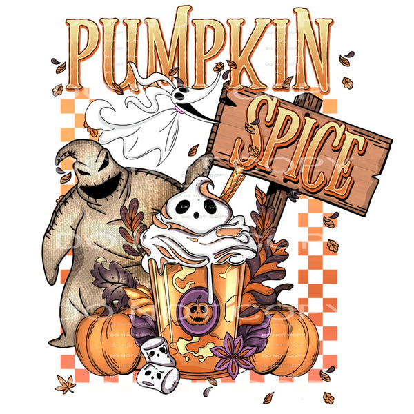 Pumpkin Spice #6022 Sublimation transfers - Heat Transfer