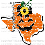 Pumpkin State Fall happy Halloween yall All states in drop down menu sublimation transfer state Heat Transfer
