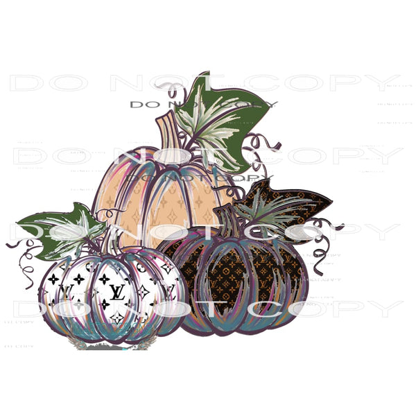 Pumpkin Trio Louis # 1202 Sublimation transfers - Heat