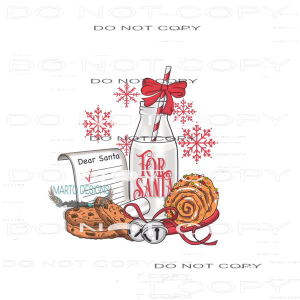 Put Out For Santa #6975 Sublimation transfers - Heat