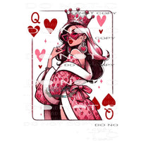 queen of hearts # 8296 Sublimation transfers - Heat