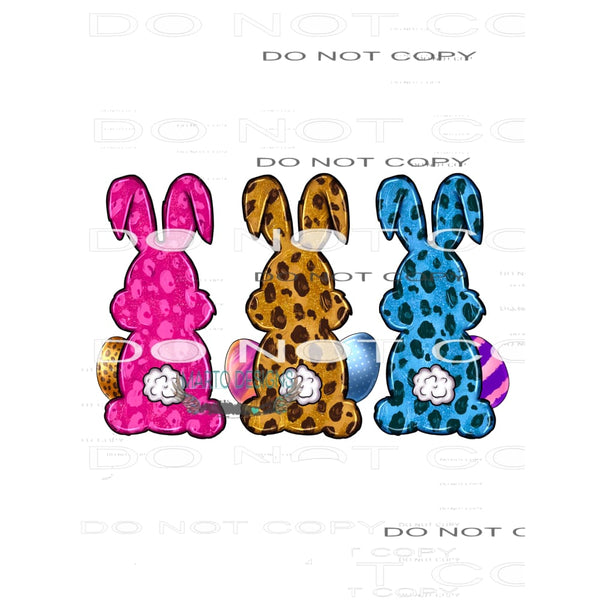 Rabbits #8917 Sublimation transfers - Heat Transfer Graphic