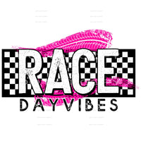 Race Day Vibes #5485 Sublimation transfers - Heat Transfer
