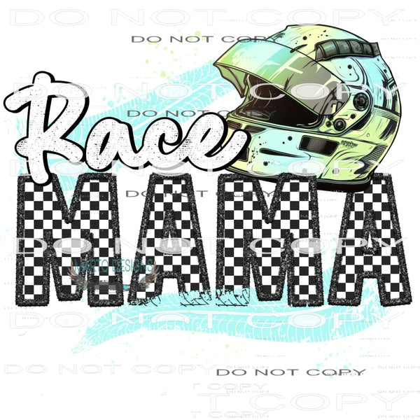 Race Mom #6367 Sublimation transfers - Heat Transfer Graphic