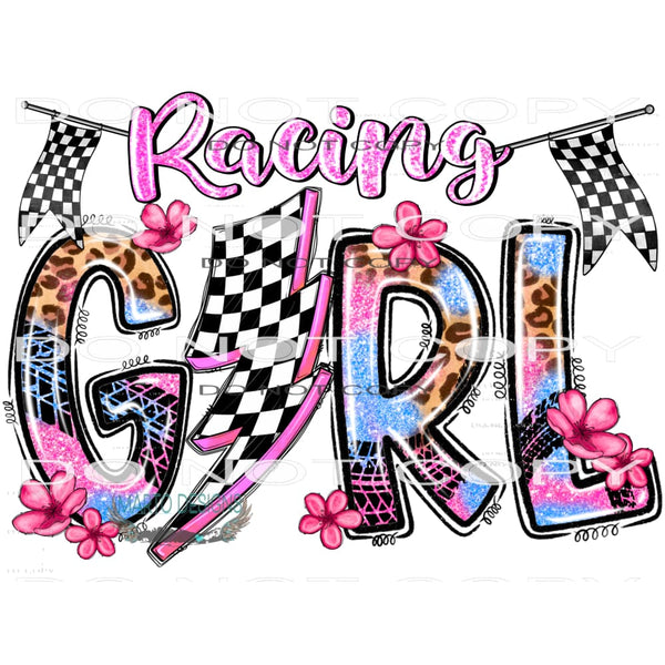 Racing Girl #10688 Sublimation transfers - Heat Transfer