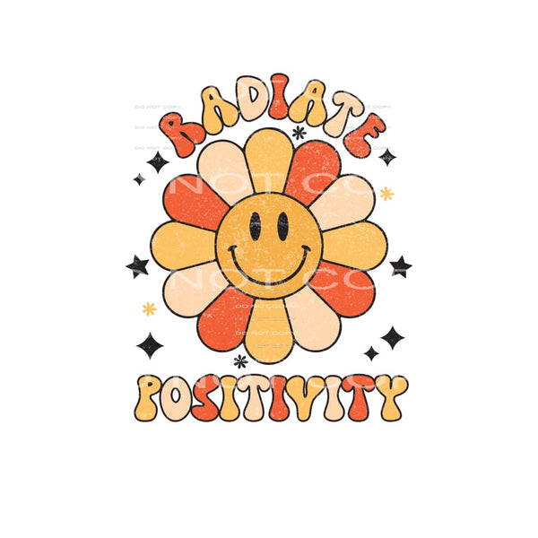 Radiate Positivity #4917 Sublimation transfers - Heat