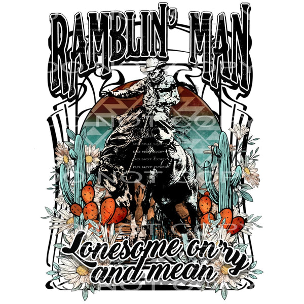 Ramblin man # 186 Sublimation transfers - Heat Transfer