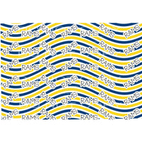Rams Blue and gold background Sublimation transfers - Heat