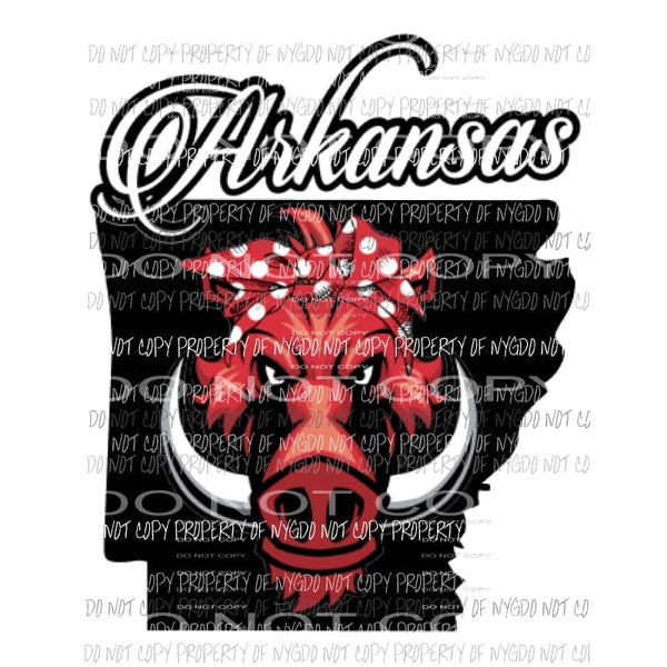 Razorbacks 2 Sublimation transfers Heat Transfer
