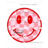 Red Smiley #8887 Sublimation transfers - Heat Transfer