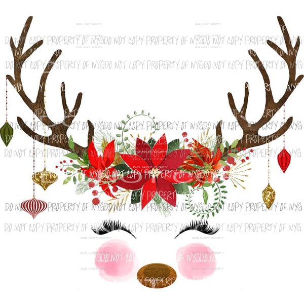 Reindeer 1 Sublimation transfers Heat Transfer