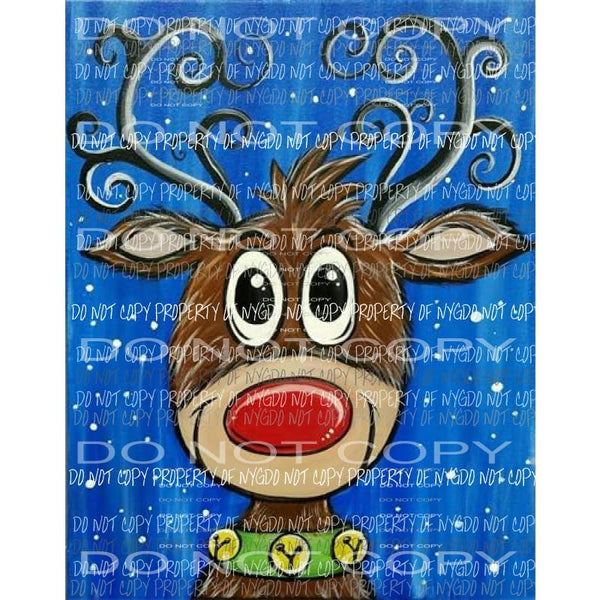 Reindeer 2 Sublimation transfers Heat Transfer