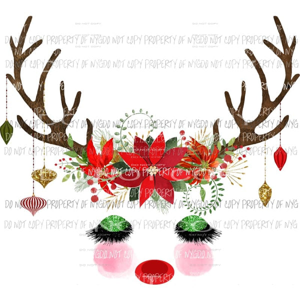 Reindeer 2 Sublimation transfers Heat Transfer