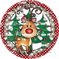 Reindeer #8615 Sublimation transfers - Heat Transfer Graphic