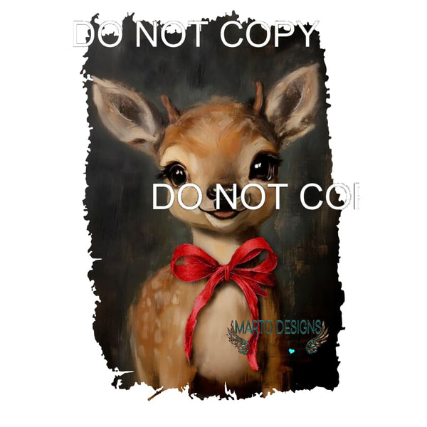 reindeer bow # 4571 Sublimation transfers - Heat Transfer