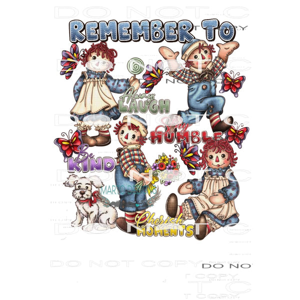 Remember to... #9269 Sublimation transfers - Heat Transfer