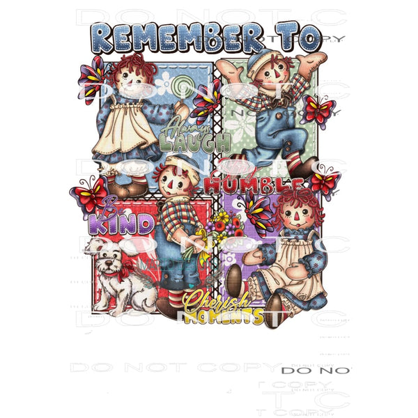Remember to... #9270 Sublimation transfers - Heat Transfer