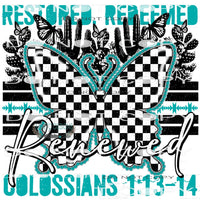 Resorted Redeemed Renewed #10221 Sublimation transfers