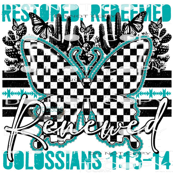 Resorted Redeemed Renewed #10221 Sublimation transfers
