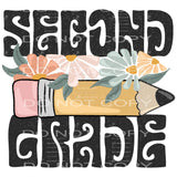 Retro GRADES Adult size PRE K TO 6TH GRADE Sublimation