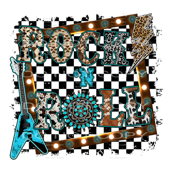 Rock N Roll # 600 Sublimation transfers - Heat Transfer