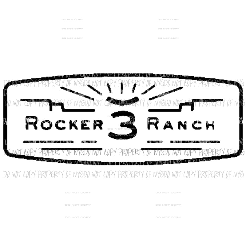 martodesigns - Rocker Ranch Custom Sublimation transfers