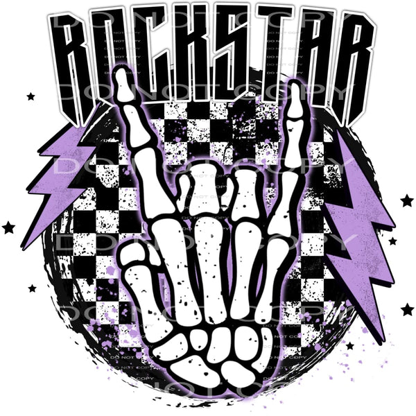 ROCKSTAR # 760 Sublimation transfers - Heat Transfer Graphic