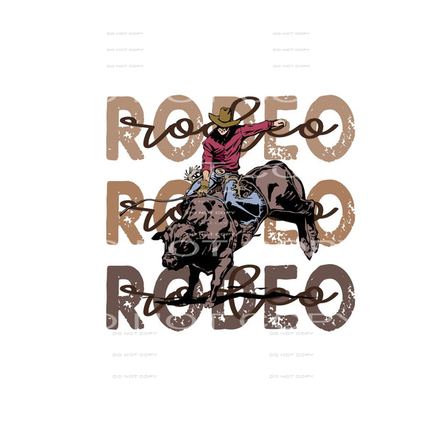 Rodeo #5166 Sublimation transfers - Heat Transfer Graphic