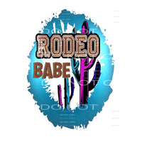 Rodeo Babe #5668 Sublimation transfers - Heat Transfer