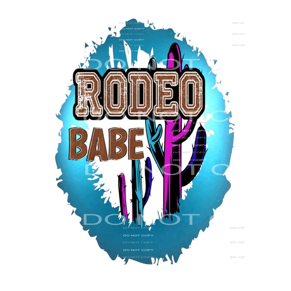 Rodeo Babe #5668 Sublimation transfers - Heat Transfer